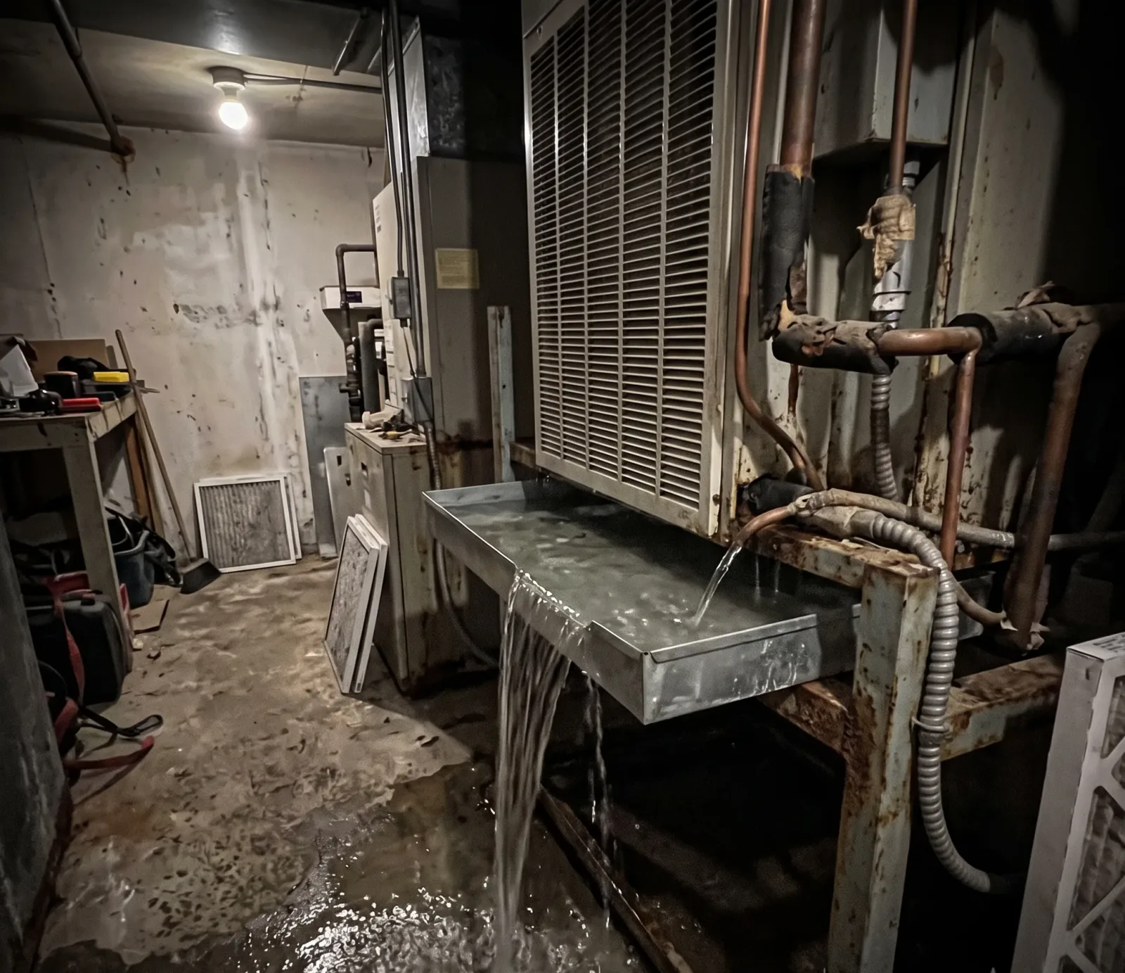 AC Condensate Line Clog water damage in Fort Lauderdale, FL